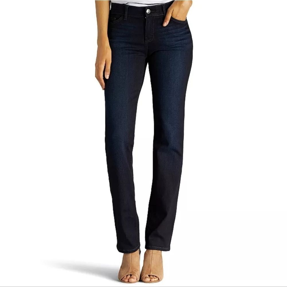 Lee Women's Dark Blue Straight Jeans